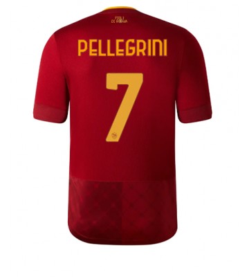 AS Roma Lorenzo Pellegrini #7 Hjemmedrakt 2022-23 Kortermet